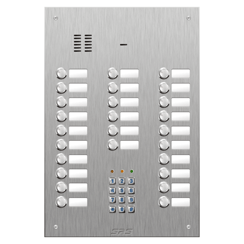 4426/05 26 button VR S Steel panel, name windows, keypad size D4