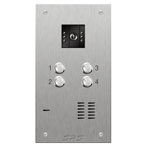 4504 04 button S Steel video panel size A