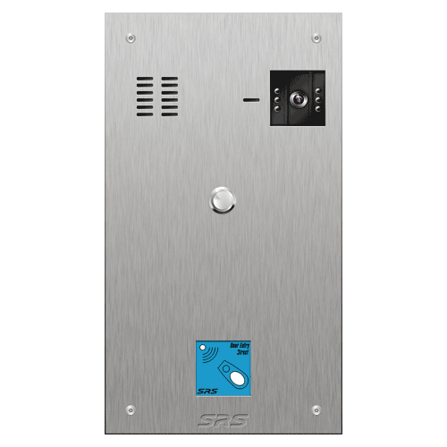 4601/08 01 button S Steel video panel, with prox cut out size D