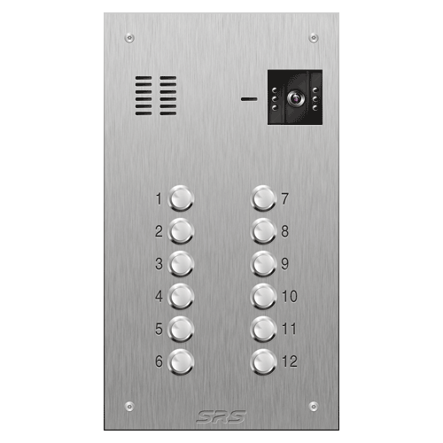 4612 12 button S Steel video panel size D