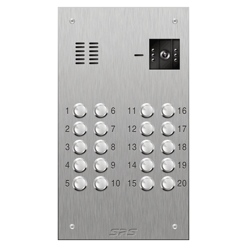 4620 20 button S Steel video panel size D