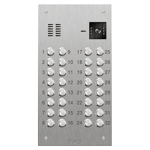 4632 32 button S Steel video panel size D1