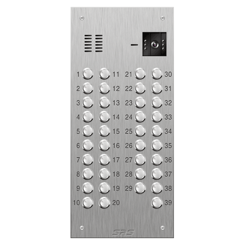 4639 39 button S Steel video panel size D3
