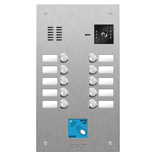 4810/08 10 button vandal resist S Steel video panel, prox. size D