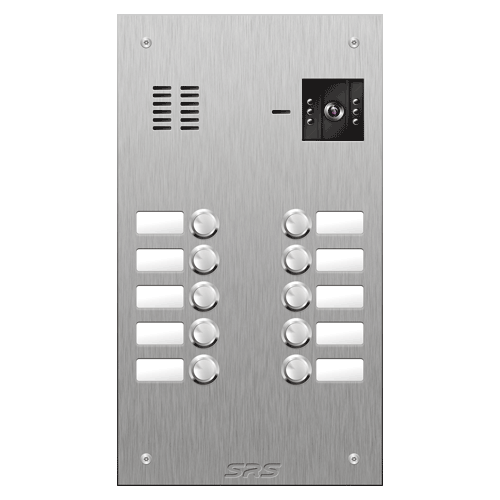 4810 10 button vandal resist S Steel video panel,        size D4