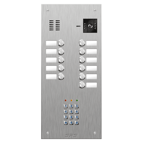 4811/05 11 button vandal resist S Steel video panel, keypad size D3