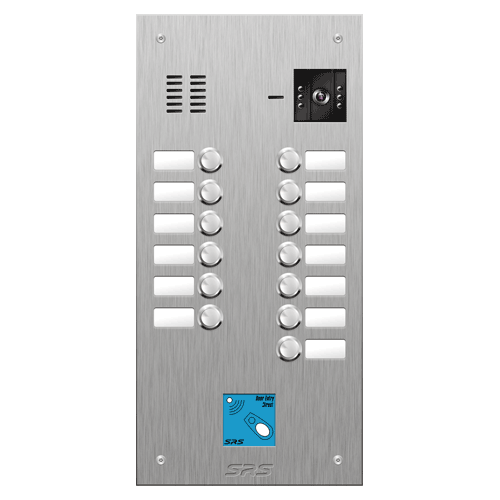 4813/08 13 button vandal resist S Steel video panel, prox. size D2