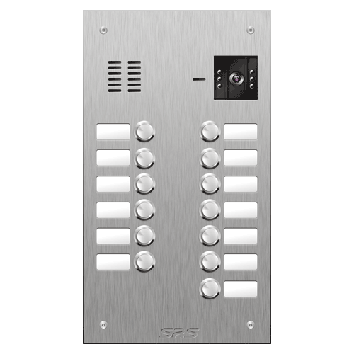4813 13 button vandal resist S Steel video panel,        size D4