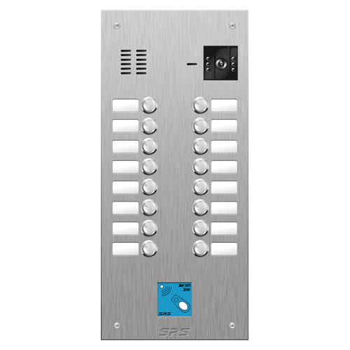 4816/08 16 button vandal resist S Steel video panel, prox. size D3
