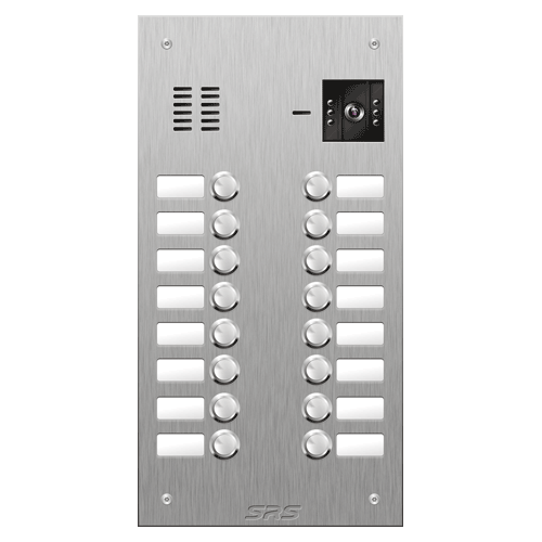 4816 16 button vandal resist S Steel video panel,        size D4