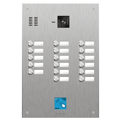 4817/08 17 button vandal resist S Steel video panel, prox. size D4