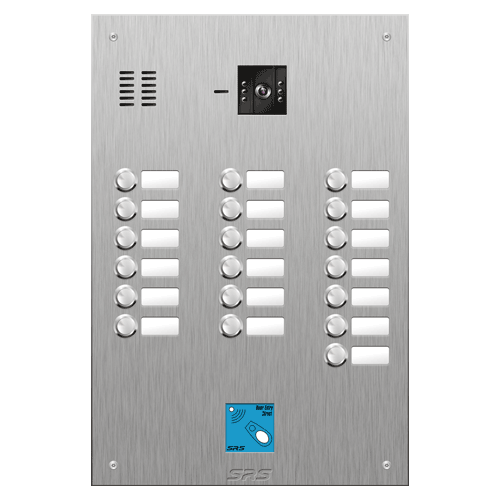 4819/08 19 button vandal resist S Steel video panel, prox. size D4