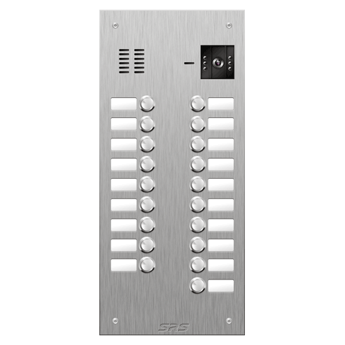 4819 19 button vandal resist S Steel video panel,        size D4