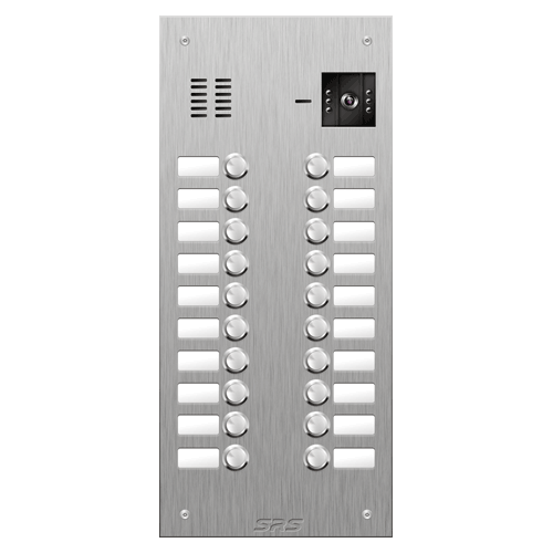 4820 20 button vandal resist S Steel video panel,        size D4