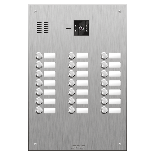 4821 21 button vandal resist S Steel video panel,        size D4