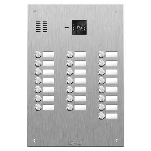 4822 22 button vandal resist S Steel video panel,        size D4