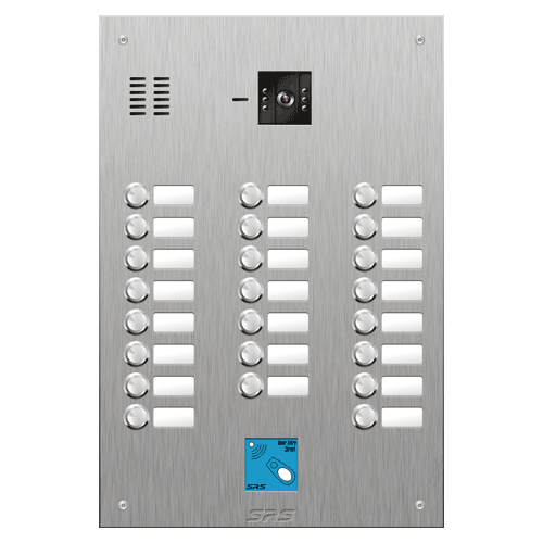 4823/08 23 button vandal resist S Steel video panel, prox. size D4