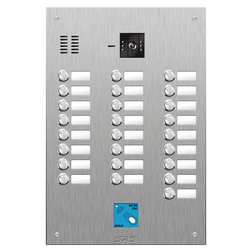 4825/08 25 button vandal resist S Steel video panel, prox. size D4