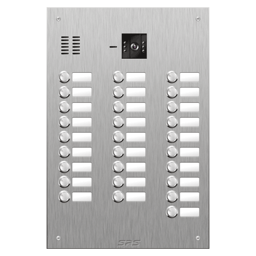 4828 28 button vandal resist S Steel video panel,        size D4