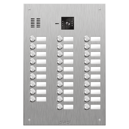4829 29 button vandal resist S Steel video panel,        size D4