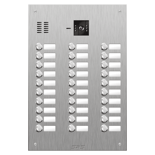4830 30 button vandal resist S Steel video panel,        size D4