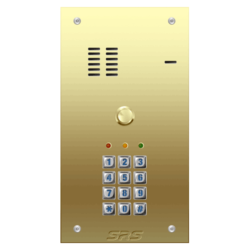 6101/05PAN 01 way VR audio brass   panel, engravable, keypad PANASONI