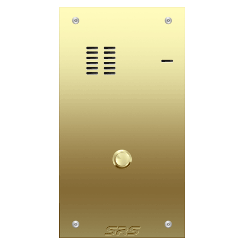 6101 01 way VR audio brass panel,engravable size A