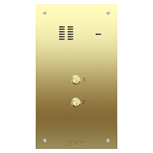 6302 02 way VR audio brass panel, size D