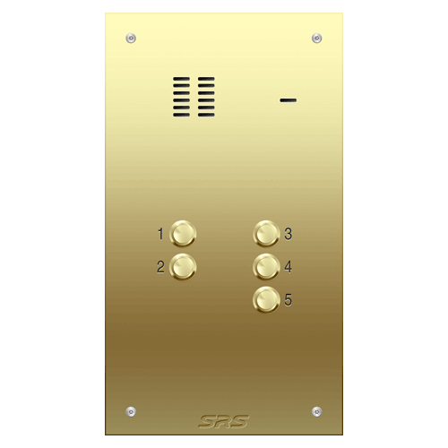 6305 05 way VR audio brass panel, size D
