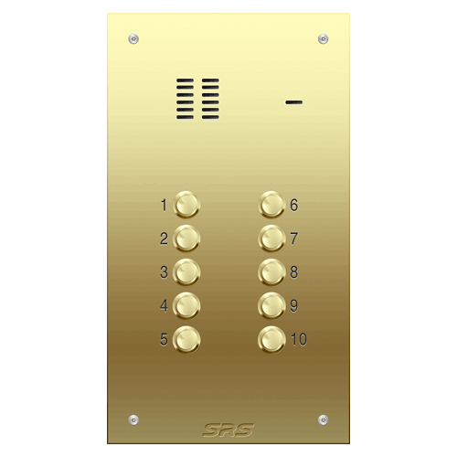 6310 10 way VR audio brass panel, size D