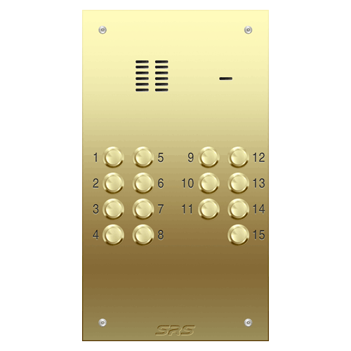 6315 15 way VR audio brass panel, size D