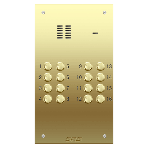 6316 16 way VR audio brass panel, size D