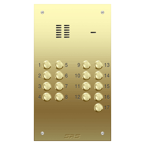 6317 17 way VR audio brass panel, size D