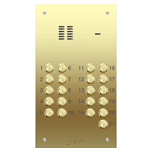 6321 21 way VR audio brass panel, size D