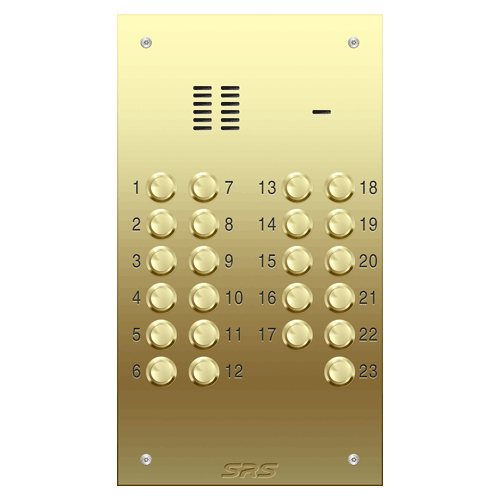 6323 23 way VR audio brass panel, size D