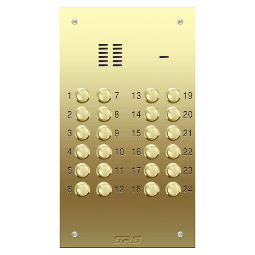 6324 24 way VR audio brass panel, size D