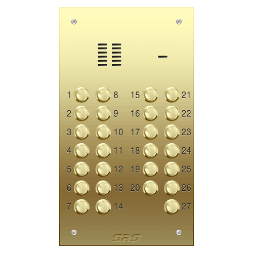 6327 27 way VR audio brass panel, size D