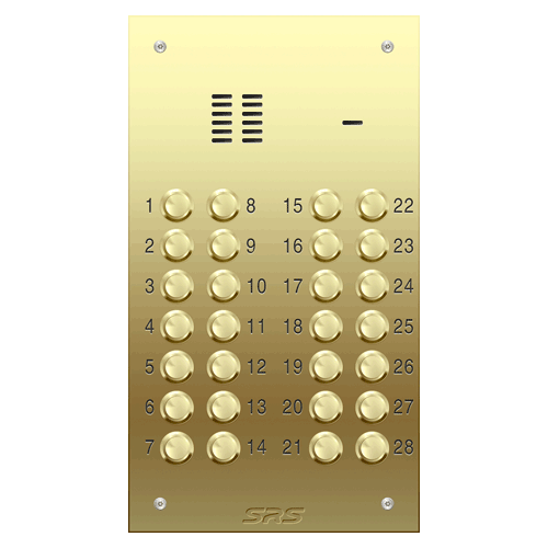 6328 28 way VR audio brass panel, size D