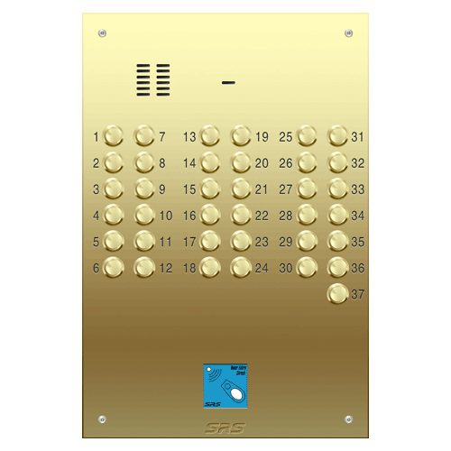 6337/08 37 way VR audio brass panel, PROX size D4