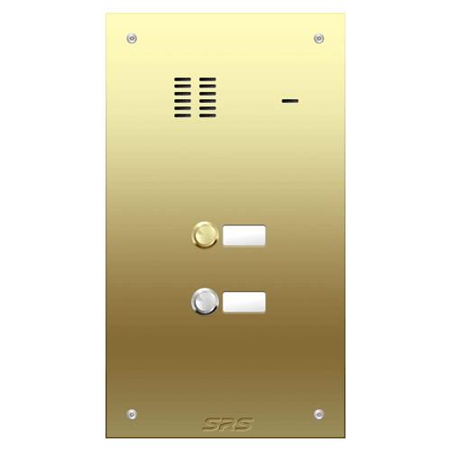 6402 02 way VR audio brass   panel, name window        size D