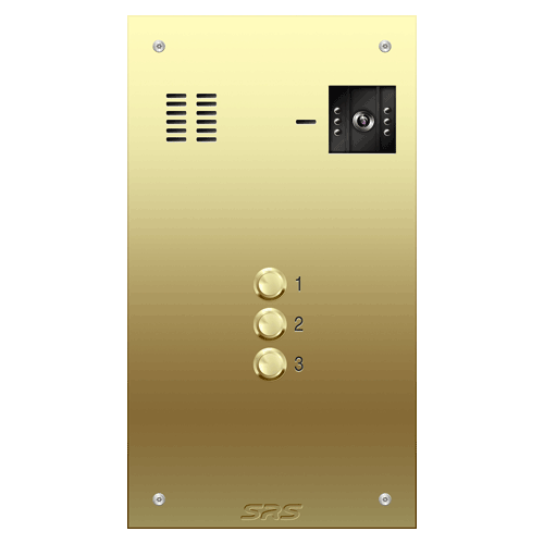 6603 03 way VR brass video panel, size D