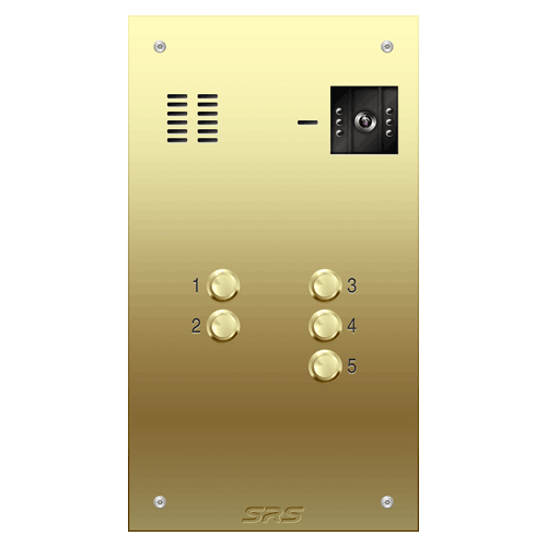 6605 05 way VR brass video panel, size D