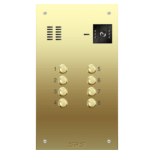 6608 08 way VR brass video panel, size D