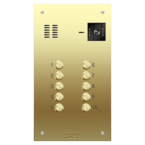 6610 10 way VR brass video panel, size D