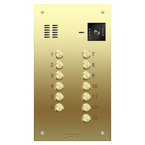 6613 13 way VR brass video panel, size D