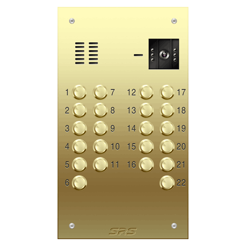 6622 22 way VR brass video panel, size D