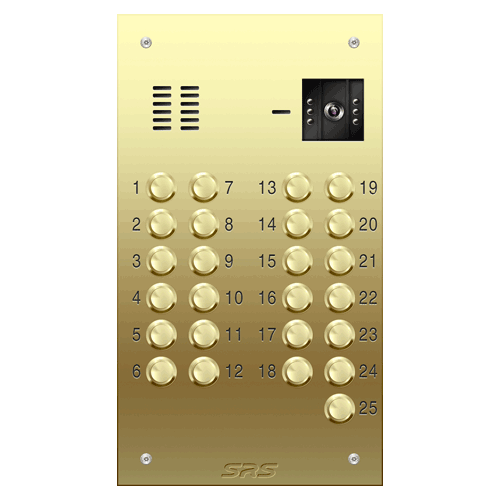 6625 25 way VR brass video panel, size D
