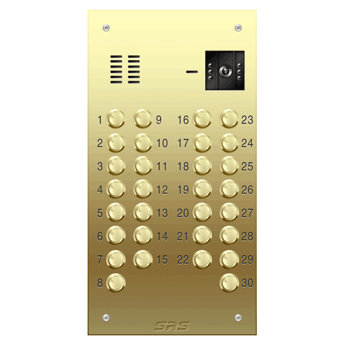 6630 30 way VR brass video panel, size D1