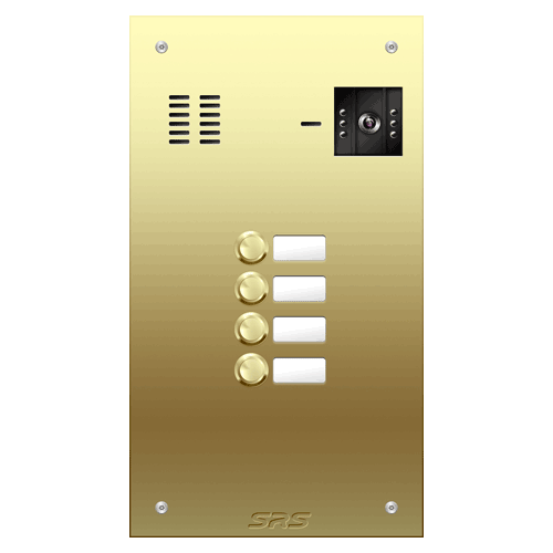 6804 04 button Brass video panel, name win. size D