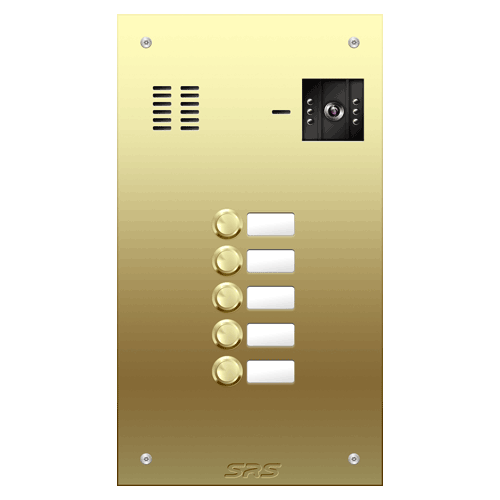 6805 05 button Brass video panel, name win. size D